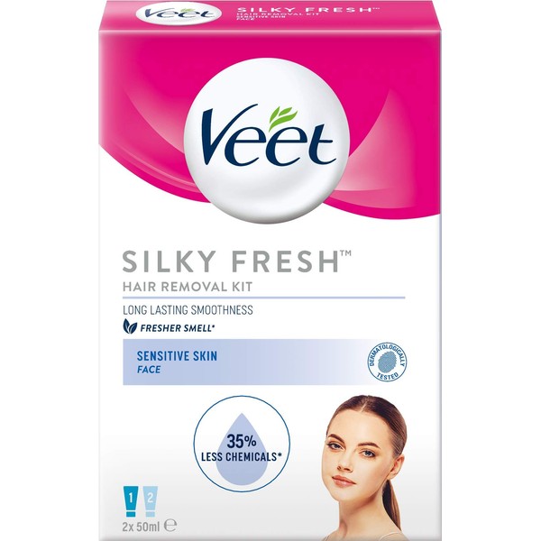 Veet Face Cream Kit Sensitive (2x50ml)