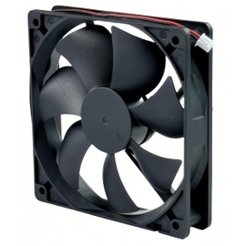 TD1225LS Cooling Fan, DC12V 0.18A 120x120x25mm 2-Wire DC BRUSHLESS Fan TD1225LS
