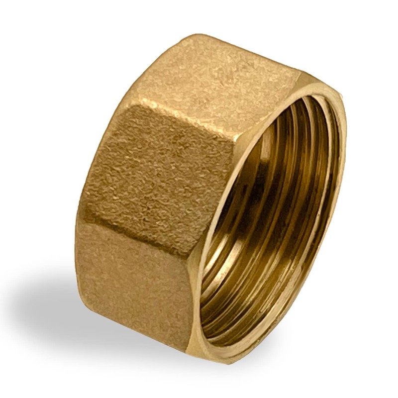 Pipe Fitting Cap 1" Female Brass Pipe Cap NPT