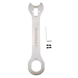 Dickly Universal Bicycle Spanner Cycling Head Axle Hub Steel Open End Bike Wrench for