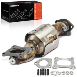 A-Premium Front Right Catalytic Converter Kit Direct-Fit Compatible with Honda Accord, Pilot, Odyssey, Ridgeline, Accord Crosstour & Acura MDX, RDX, TLX, TSX, TL, ZDX, RL, 3.5L 3.7L, EPA Compliant