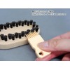 Made in Japan, Knitting and Pilling Brush for Clothing, Oval-Shaped