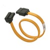 SATACables 5 inch Low Profile Straight to Right SATA Cable