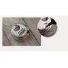 Security Padlock 4 Digits Waterproof Resettable Combination Lock Stainless Steel
