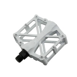 YdseozOA Bike Pedals Bicycle Aluminum Antiskid Durable Mountain Bike Pedals MTB BMX Cycling Universal Bicycle Pedals Cycling Accessory (White)