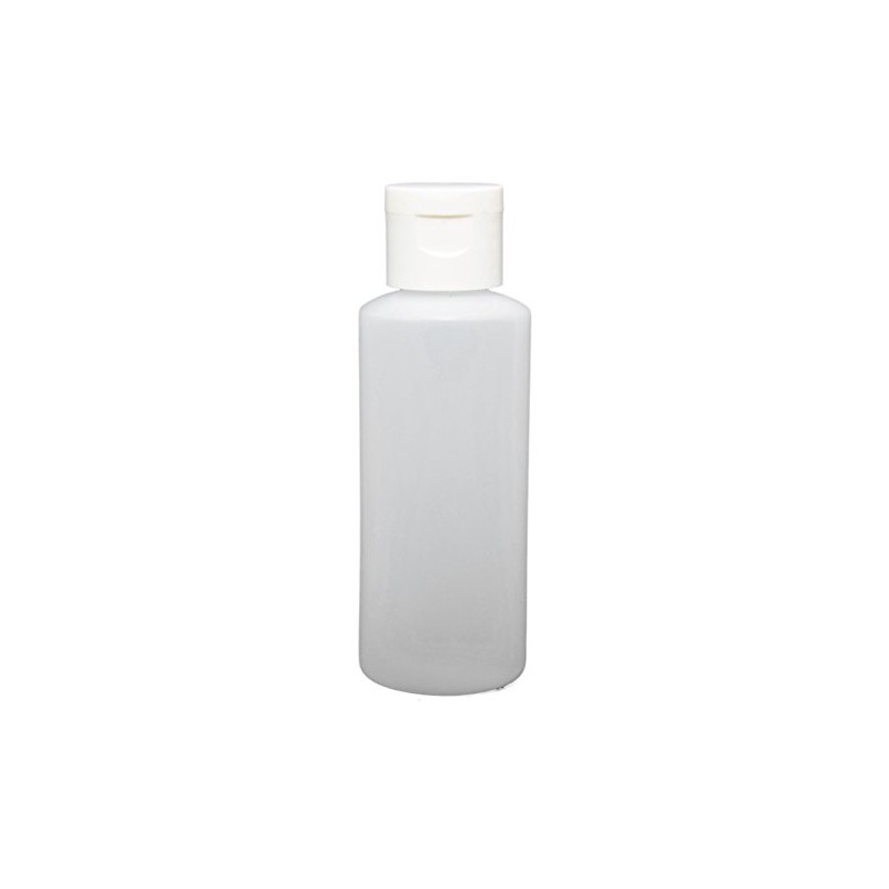 12-2-ounce Travel Bottles with Flip Caps (White Cap)