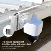 Gutter Mount Stainless Steel Bracket Holder Solar Security Camera Mount