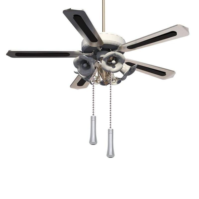 NewZC 2 Sets Light Pull Chain Teardrop Extension with Ball