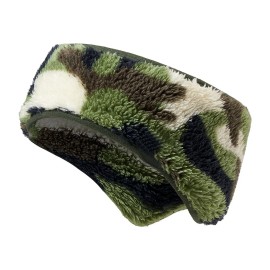 Unbranded Ear Warmers Cover Headband Winter Sports Headwrap Fleece Ear muffs for Men Women - Green