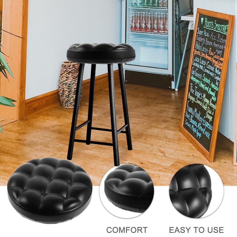 Holibanna Round 12.6 Inch Bar Stool Seat Replacement Padded Cushion