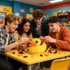 FUYOUSHUN Large Yellow Duck Building Block Set, Cute Mini Duck