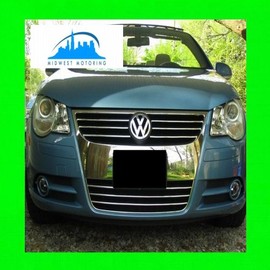 312 Motoring fits 2010-2011 VW Volkswagen EOS Chrome Trim for Grille Grill 10 11