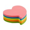 Kores Fantasy Sticky Notes Heart Shaped, 5 Neon Colours, 70