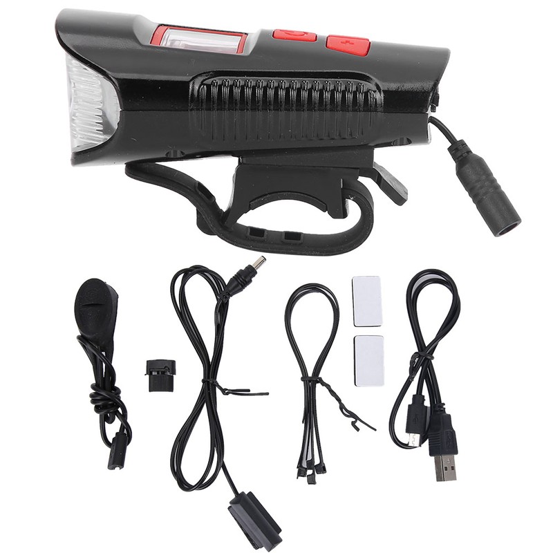 Multifunctional Bicycle Light USB Rechargeable Bike Cycling Headlight Accessory