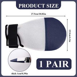 SHFGYG 2PCS Dementia Restraint Gloves, Hand Restraints for Elderly Dementia Patients, Hand Control Dementia Safety Medical Mittens, Dementia Products for Elderly