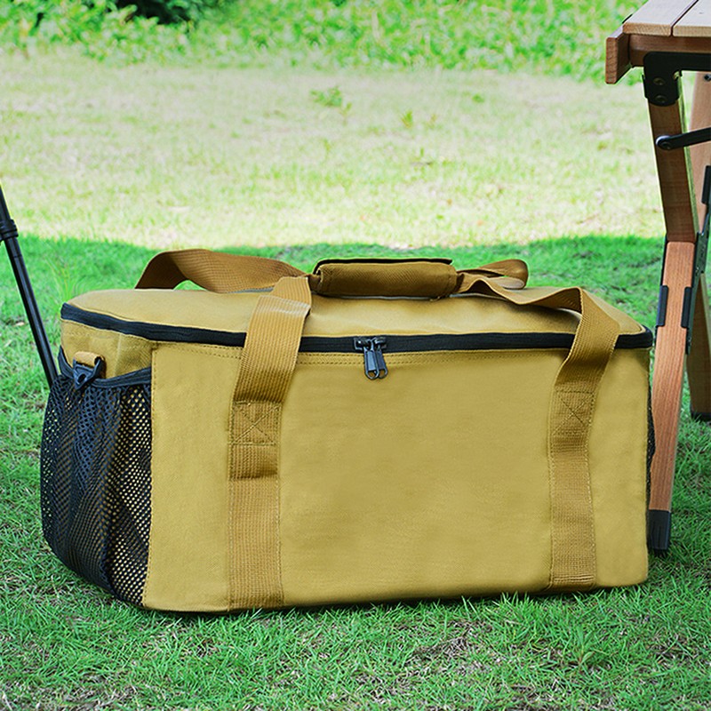 Cookware Bag Portable Oxford Picnic Cookware Storage Bag Waterproof Barbecue