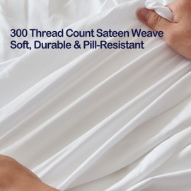 100% Viscose Derived from Bamboo Twin Size Flat Sheet Only – Luxury Soft, Cooling & Breathable Top Sheet for Hot Sleepers & Sensitive Skin (White)