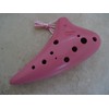 12 Holes Paragon Romantic Panther Pink Ocarina ABS Resin ALTO