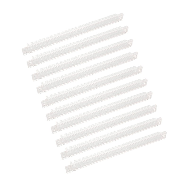 10Pcs Binding Spines Plastic Comb Spiral Coil 26 Holes 100