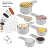 Viwehots Measuring Cups Set 17, Stainless Steel Measuring Cups and