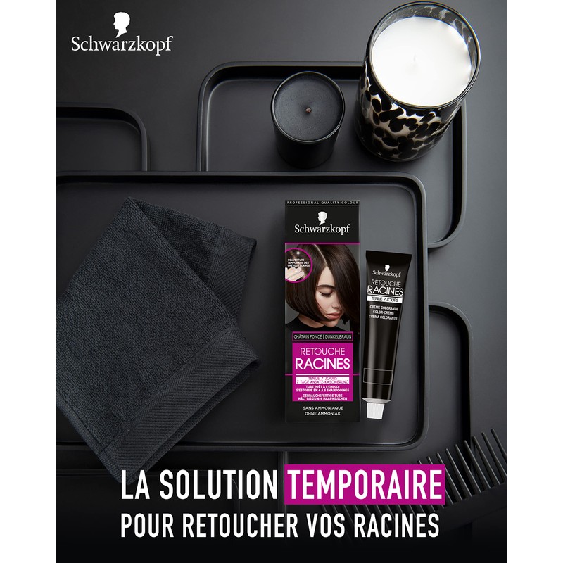 6 x Schwarzkopf 7 Day Retouche Root Lamination, Medium Brown