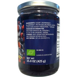 Organic Raspberry and Blueberry Jam - Sylt Hallon & Blabar Ekologisk - Ikea Food