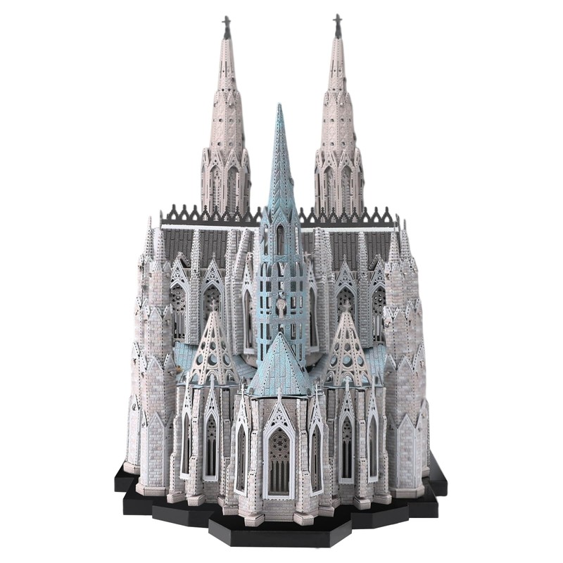 Piececool 3D Puzzle Metal St Patrick's Cathedral New York Famous