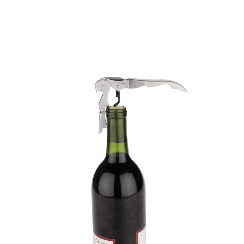 Stainless Steel Doubled Hinged Corkscrew
