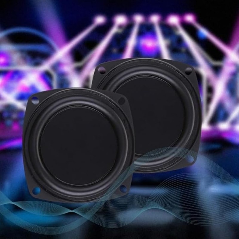4-inch Bass Speaker Passive Radiator Film, Subwoofer Diaphragm Plate, 2-Pack,