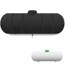 500 gallon propane shrubbery tank coverlarge propane tank cover for 500 gallon tank horizontal,600d Oxford Cloth,Waterproof Uv Resistant & Dustproof (black)