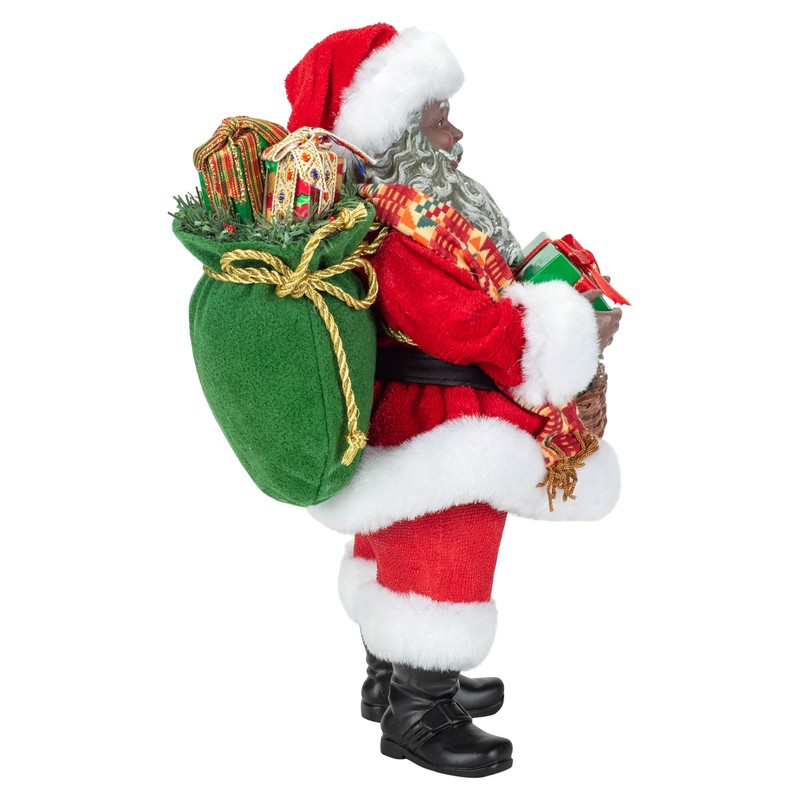 Kurt S. Adler 12-Inch Fabriché Kwanzaa Santa