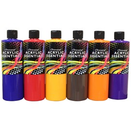Chroma Acrylic Essential Set, Assorted Secondary Colors, Pints, Set of 6