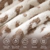 Leopard Luxury Faux Fur Blanket Twin Size for Bed Sofa,Ultra