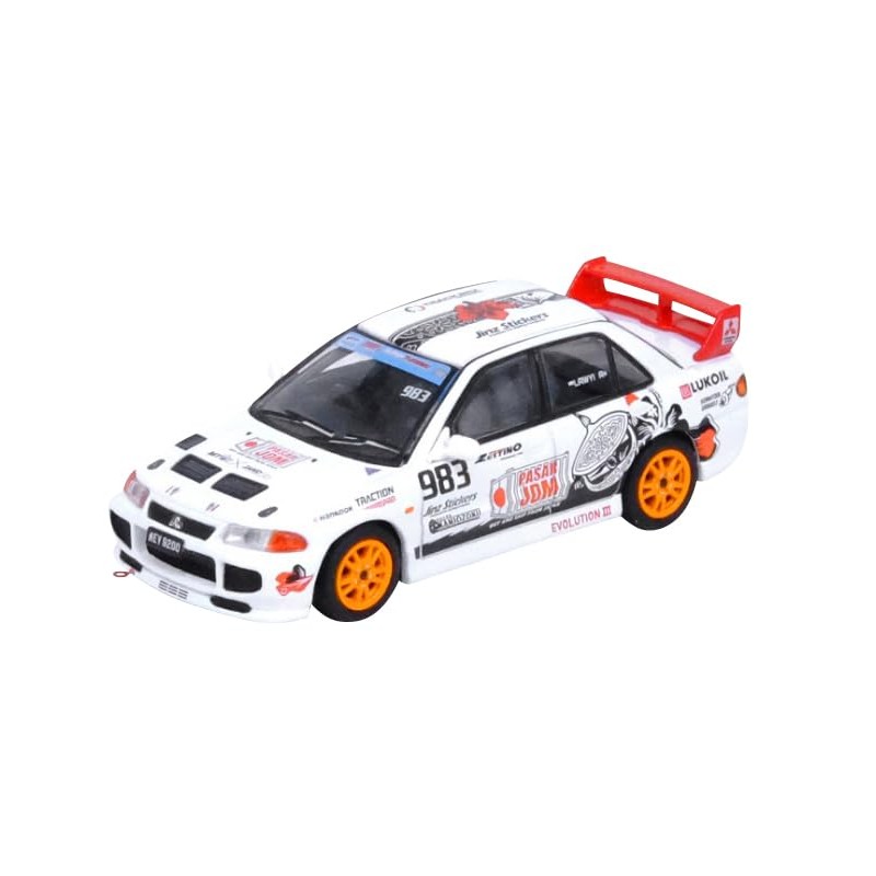 Inno Models 1/64 Mitsubishi Lancer Evolution III TRACKERZ RACING Finished