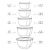 Belwares Mixing Bowls with Lids Set of 5 - Stainless