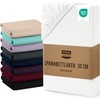 Utopia Bedding Fitted Sheet, Brushed Microfibre, up to 30 cm,