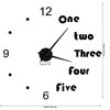 Acrylic Wall Clock DIY Mirror Stickers Modern Wall Art Decal