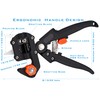 NAYE Garden Grafting Tool,Pruner Kit With Grafting Tapes Tree Tags
