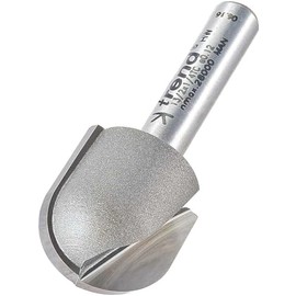 Trend Professional Cove Cutter, 9mm Radius, 1/4 Inch Shank, 18mm Cut Diameter & 19mm Cut Length, Tungsten Carbide Tipped, 13/2X1/4TC