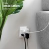 GE 6-Outlet Extender Surge Protector, Tamper-Resistant Safety Outlets, Automatic Shutdown