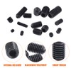 Rustark 450Pcs M3/M4/M5/M6/M8 Allen Head Socket Hex Grub Screw Set