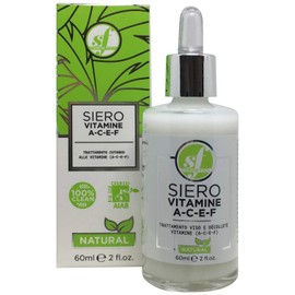 HYALURONIC ACID SERUM 3 MOLECULAR WEIGHTS, CONCENTRATE, VEGAN PRODUCT, 100% PURE, WITH ORGANIC ALOE VERA, 60ML BOTTLE, ANTI-AGING, ANTI-WRINKLE, CLEAN PRODUCT, MADE IN ITALY