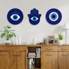 Evil Eye - Size: 19x19, EVIL EYE: Blue