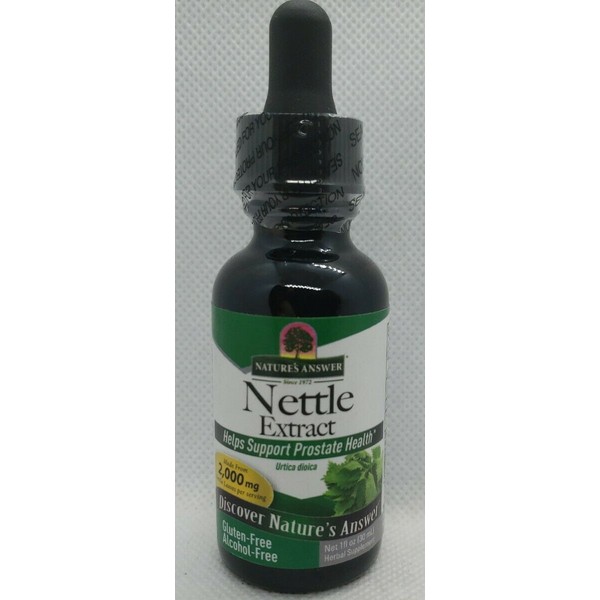 Nature's Answer Nettle Liquid Extract [Alcohol & Gluten Free] 1 fl. oz.