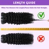 3C 4A Curly Clip In Hair Extensions Real Human Hair