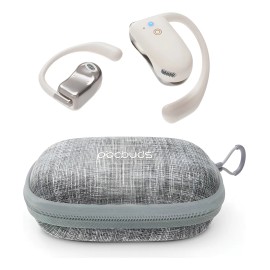 Audfonos Bluetooth Deportivos Bmani Ow7 Inalmbricos Open Ear Micrfono Manos Libres 162mm Sonido Estreo 45h con Estuche de Carga de Tela Cremallera... 