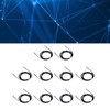 10Pcs Temperature Sensor Probe NTC Thermistor Temp Transducer Cold Pressed