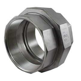 Duda Energy Union 4" Female Ports Stainless Steel Pipe Fitting