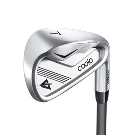 COOLO Graphite Golf Irons, Provide More Speed and Control, Beginner/High Handicap/Seniors/Ladies, Reduced Strain on Elbows and Wrists, Right&Left Handed.(Men, #6, Right)