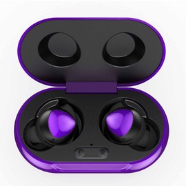 Urbanx Street Buds Plus True Bluetooth Earbud Headphones for BLU Vivo One Plus (2019) - Wireless Earbuds w/Noise Isolation - Purple (US Version with Warranty)